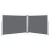 vidaXL Tenda da Sole Laterale Retrattile Antracite 120x1000 cm