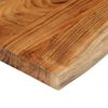 vidaXL Piano Tavolo 120x40x3,8 cm Rettangolare Legno Acacia Bordi Vivi