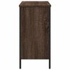 vidaXL Mobile Lavabo Bagno Rovere Marrone 80x30x60cm Legno Multistrato