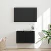 vidaXL Mobile TV da parete Nero 59,5 x 31 x 40 cm Legno multistrato