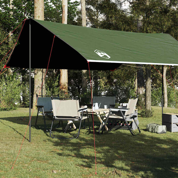 vidaXL Telone da Campeggio Verde 460x305x210 cm Impermeabile