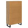 vidaXL Credenza con cassetto Rovere artigianale 69,5 x 31 x 115 cm