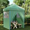 vidaXL Tenda Party Verde 200 x 200 x 306 cm Tessuto Oxford