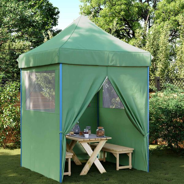 vidaXL Tenda Party Verde 200 x 200 x 306 cm Tessuto Oxford