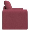 vidaXL Divano letto Rosso Vino 98 x 71 x 83 cm Tessuto