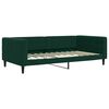 vidaXL Divano Letto con Letto Estraibile Verde Scuro 100x200cm Velluto