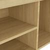 vidaXL Panca Porta Scarpe Cuscino Rovere Sonoma 80x30x47cm Multistrato