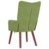 vidaXL poltrona Verde chiaro 63 x 67 x 94 cm Velluto