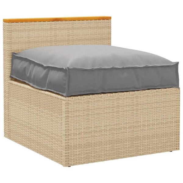 vidaXL Cuscino Grigio 70 x 70 x 12 cm Tessuto Oxford