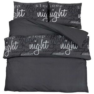 vidaXL Set Copripiumino Nero e Bianco 260x220 cm in Cotone