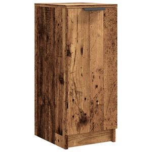 vidaXL Scarpiera Legno Vecchio 29,5x35x70 cm in Legno Multistrato