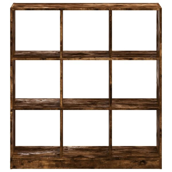 vidaXL Libreria Rovere Fumo 102x32x108 cm in Legno Multistrato