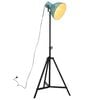 vidaXL Lampada da Terra 25 W Blu Anticato 61x61x90/150 cm E27