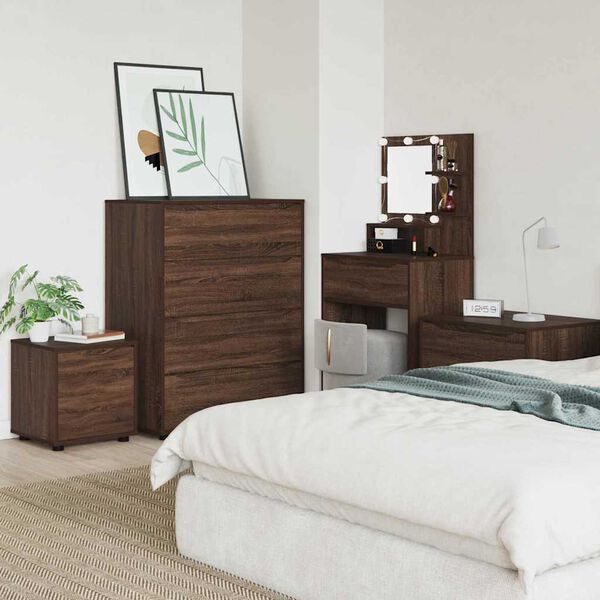 vidaXL Mobile da Bagno Rovere Marrone 40,5 x 40 x 44 cm