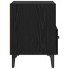 vidaXL Armadio da Notte con cassetto Rovere nero 40 x 35 x 47,5 cm