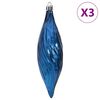 vidaXL Palline di Natale 98 pz Blu &Oslash;3/4/6 cm