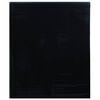 vidaXL Pellicola Vetri Statica Smerigliata Nera 45x2000 cm PVC