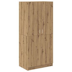vidaXL Armadio Rovere Artigianale 90x52x200 cm in Truciolato