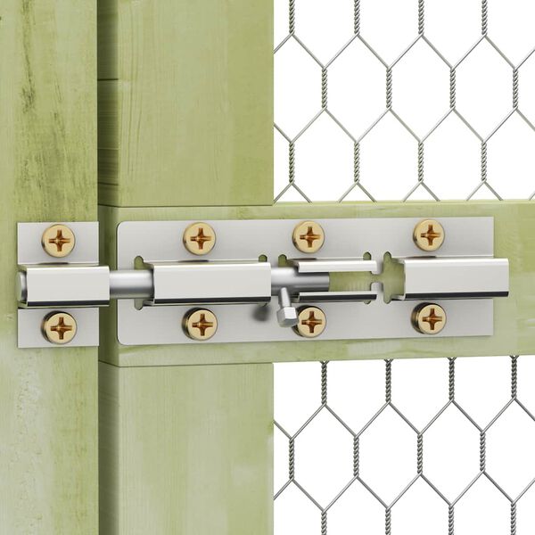 vidaXL Pollaio 1,5x9x1,5 m in Legno di Pino Impregnato