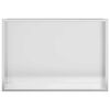 vidaXL Nicchia per doccia Argento 45 x 30 x 9,5 cm