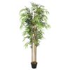 vidaXL Albero Bamb&ugrave; Artificiale 1605 Foglie 180 cm Verde