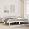 vidaXL Letto Extra Lungo senza Materasso Bianco 200x210 cm in Pino