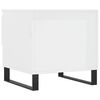 vidaXL Tavolino Bianco Lucido 50x46x50 cm in Legno Multistrato