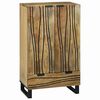 vidaXL Highboard Marrone 60 x 33 x 100 cm legno massello di mango
