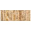 vidaXL Testiera 140 cm in Legno Massello di Mango Grezzo