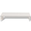 vidaXL Supporto per Monitor in Legno Multistrato 60x23,5x12 cm Bianco