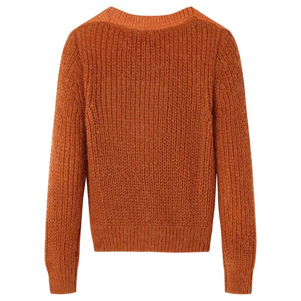 Maglione per Bambini Lavorato a Maglia Cognac 116