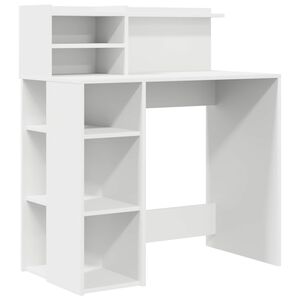 vidaXL Scrivania Bianco Legno ingegnerizzato 90 x 48 x 101,5 cm