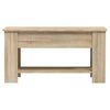 vidaXL Tavolino da Salotto Rovere Sonoma 101x49x52cm Legno Multistrato