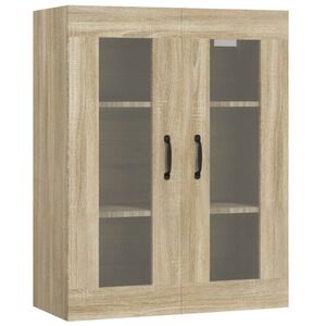 vidaXL Armadietto Pensile a Parete Rovere Sonoma 69,5x34x90 cm