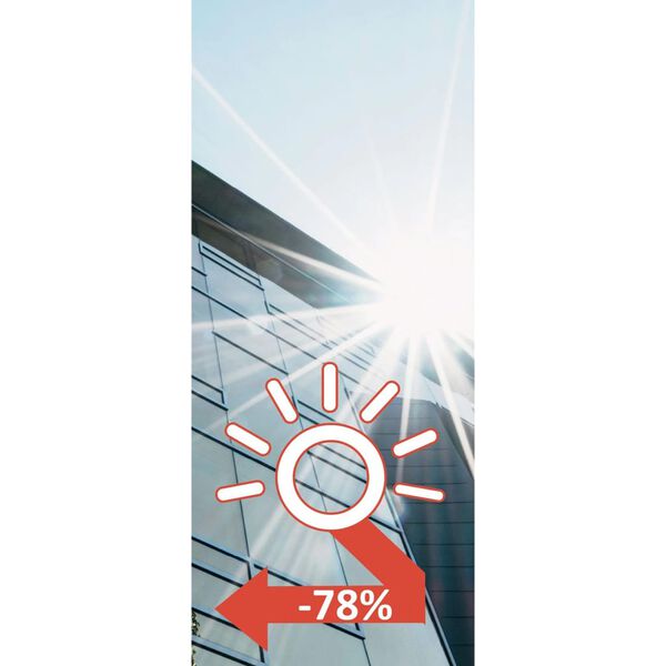 Easyprotec Pellicola Permanente Termoresistente 90x250 cm Trasparente