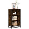 vidaXL Libreria Rovere Fumo 60x35x107,5 cm in Legno Multistrato