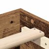 vidaXL Giroletto senza Materasso Legno Antico 90x190 cm in Truciolato