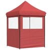 vidaXL Tenda Party Borgogna 200 x 200 x 306 cm Tessuto Oxford