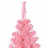 vidaXL Albero di Natale con 300 LED con supporto Rosa 180 cm PVC