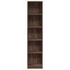 vidaXL Libreria Rovere Marrone 40x24x176 cm in Legno Multistrato
