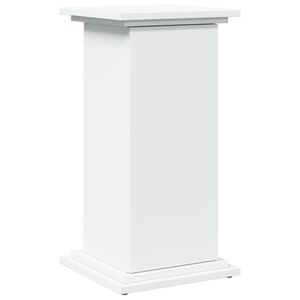 vidaXL Supporto Espositivo Portaoggetti Bianco 31x30x60 cm Truciolato