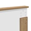 vidaXL Struttura del letto Rovere Artigianale 120 x 190 cm