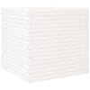vidaXL Fioriera da Giardino Bianca 70x70x68,5cm Legno Massello di Pino