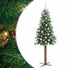 vidaXL Albero di Natale snodato con 300 LED con supporto Verde 180 cm
