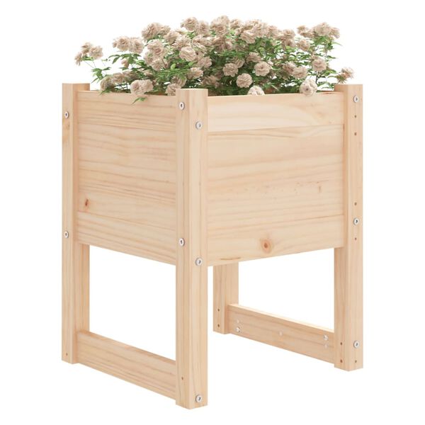 vidaXL Fioriere 2 pz 40x40x52,5 cm in Legno Massello di Pino