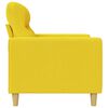vidaXL Poltrona Giallo Chiaro 60 cm in Tessuto
