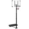 vidaXL Supporto per Pallacanestro Trasparente 256-361 cm Policarbonato