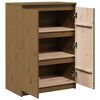 vidaXL Credenza Marrone Ambrato 60x36x84 cm in Legno Massello di Pino