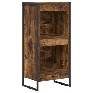 vidaXL Armadio per Libri Quercia Fumosa 40 x 30 x 86,5 cm
