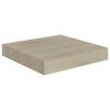 vidaXL Scaffali a Parete 2 pz Rovere 23x23,5x3,8 cm in MDF
